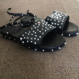 Laced Studded Sandals ✨